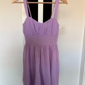 Abercrombie & Fitch Lilac Chiffon Dress